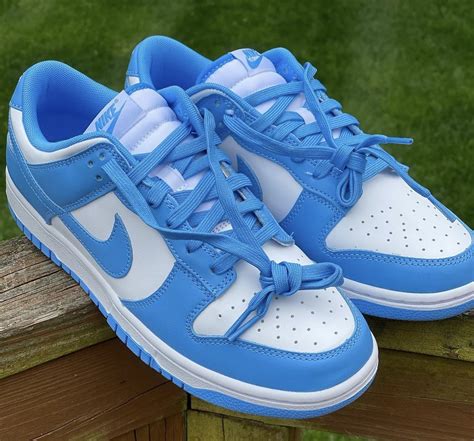 blue Nike dunk women's